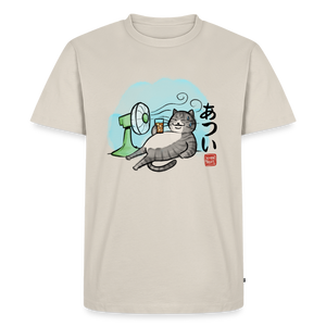Atsui! – Katzen T-Shirt (Männer) - Beige
